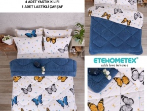 WELSOFT DESENLİ ÇİFT KİŞİLİK UYKU SETİ